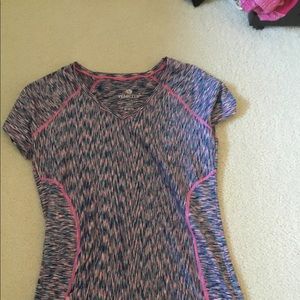 Colorful Short Sleeve Workout Tee